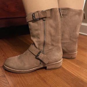 Eileen Fisher moto mid calf boots. EUC. Size 8.